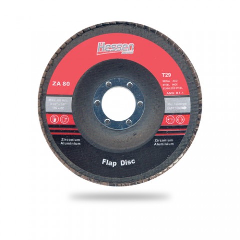 Disco desbaste 115mm Flap-curvo  G80 Hessen